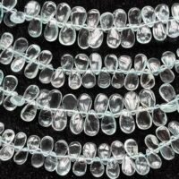 Aquamarine, 11 cm, Smooth Pear, 9*5.5*3.4--8.3*5.4*2.7 MM