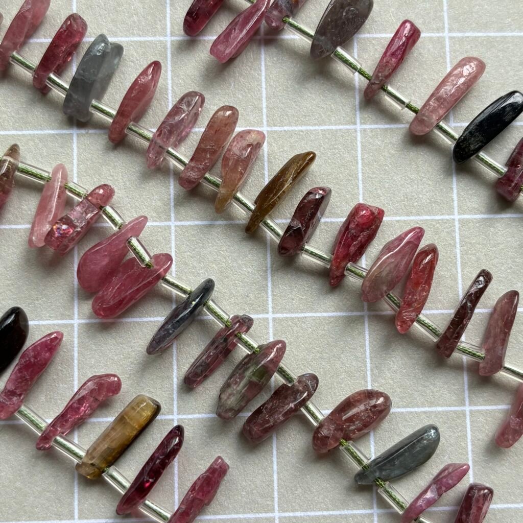 Tourmaline, Stick, 40 Cm, 14*4mm - 7*3mm