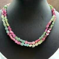 Tourmaline Necklace, 48 Cm,8*5.5- 5*5mm