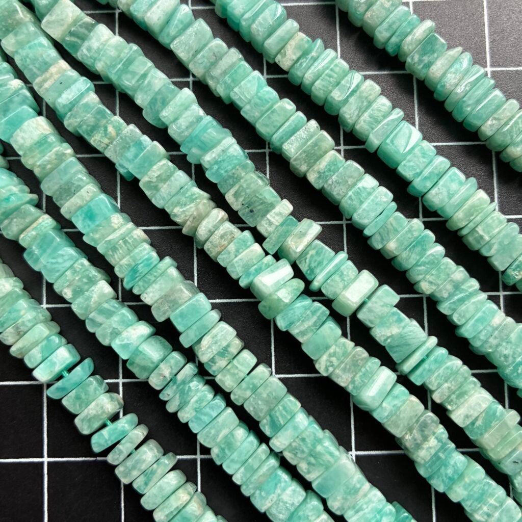 Amazonite Sazare Shape, 46cm, 5*3mm