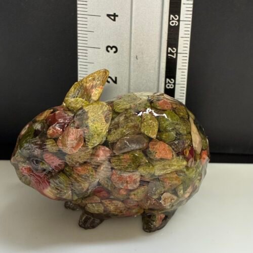 Rabbit, 5*4.5 Cm, Green Mix