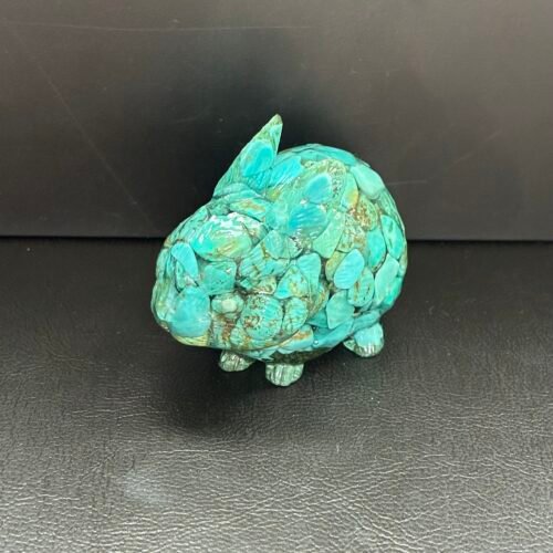 Rabbit, 5*4.5 Cm, Turquoise