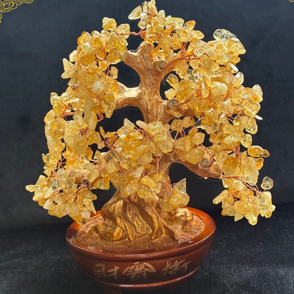 シトリンマネーツリー、26cm×24cm