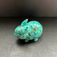 Rabbit, 5*4.5 Cm, Turquoise