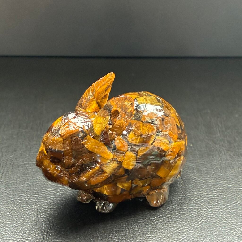 Rabbit, 5*4.5 Cm, Tiger Eye