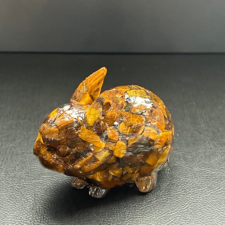Rabbit, 5*4.5 Cm, Tiger Eye