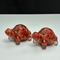Turtle, 5*3 Cm, Red Sunstone