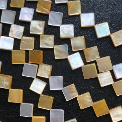 Mother of Pearl ,Australian  Shell, M Size, Square Shape, 37 Cm, 10.5 Mm