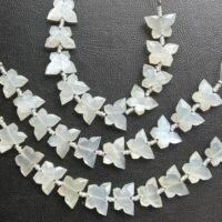 White Moonstone, Butterfly, 13cm , 13.8*9.6mm