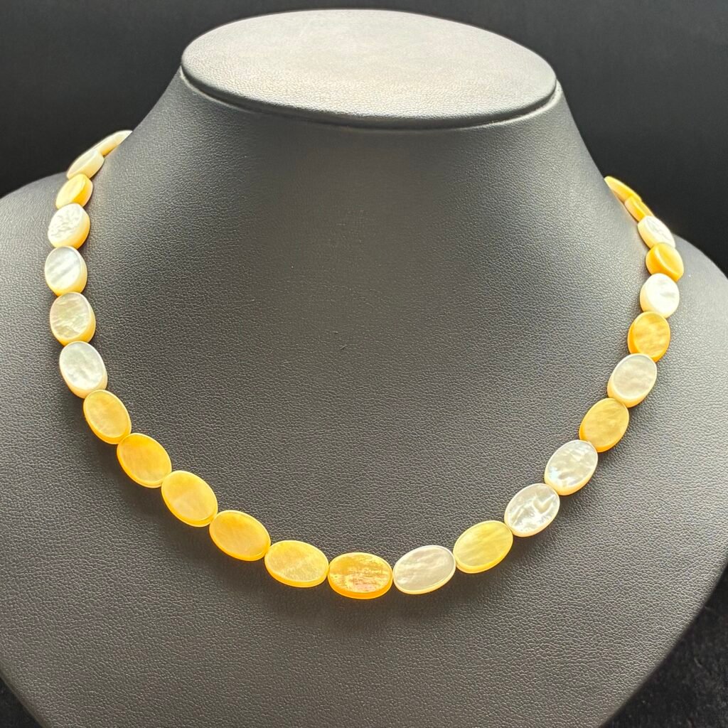 Mother of Pearl , Australia Shell, Oval Shape, 42 Cm, 12*8*2.5-3 Mm