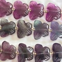 Fluorite Butterfly , 10 Beads, 12*10mm