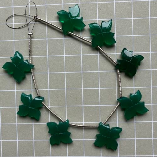 Carving Square Flower, 8 beads