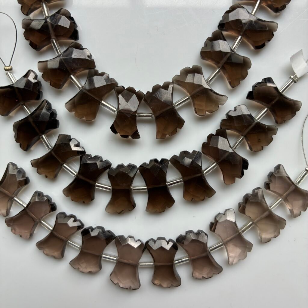 Smoky Quartz , Bow Shape