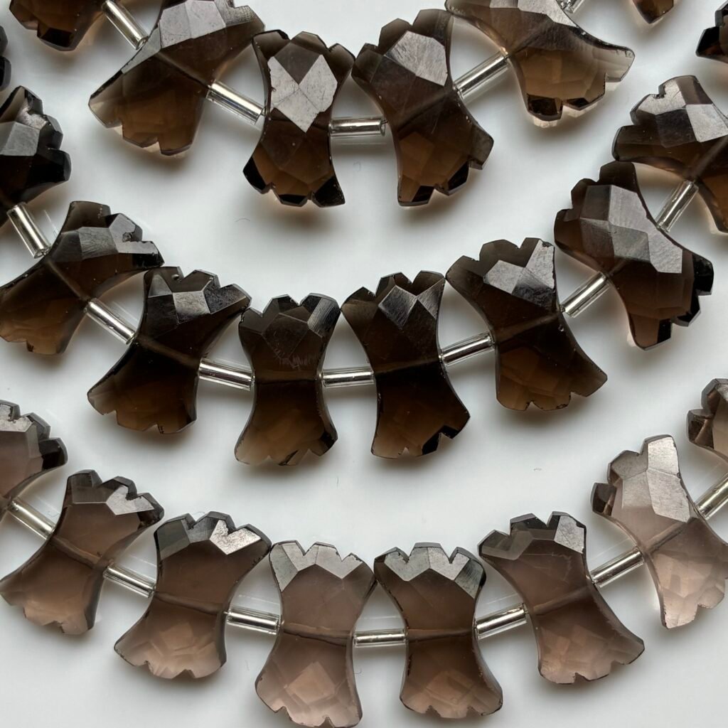 Smoky Quartz , Bow Shape
