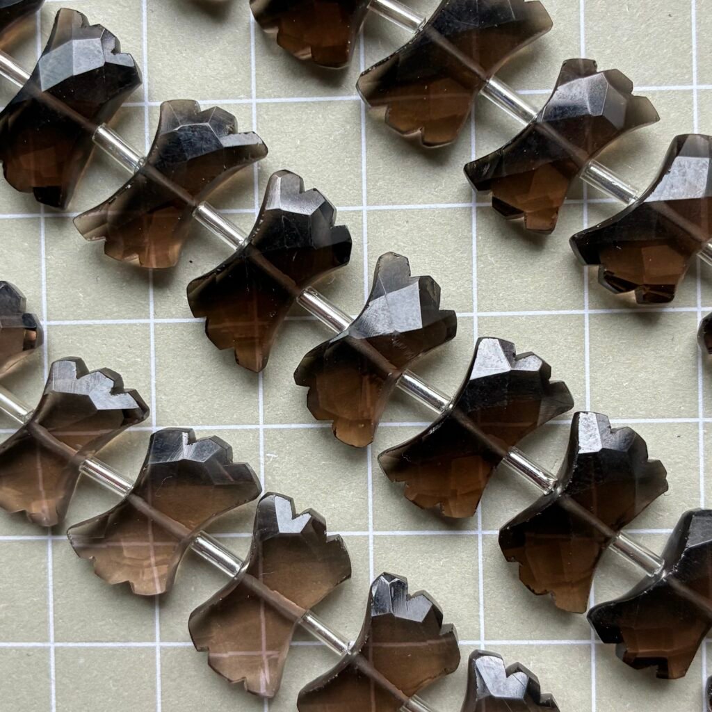 Smoky Quartz , Bow Shape
