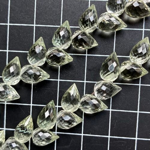 Lemon Quartz, Flower Bud, 31 beads, 9*7.2 mm