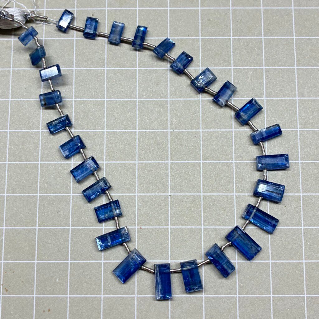 Kyanite, Blue, Faceted , Rectangle Shape, 23 Cm