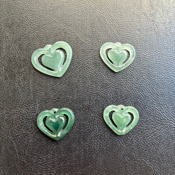 Natural Guatemala Jadeite Heart