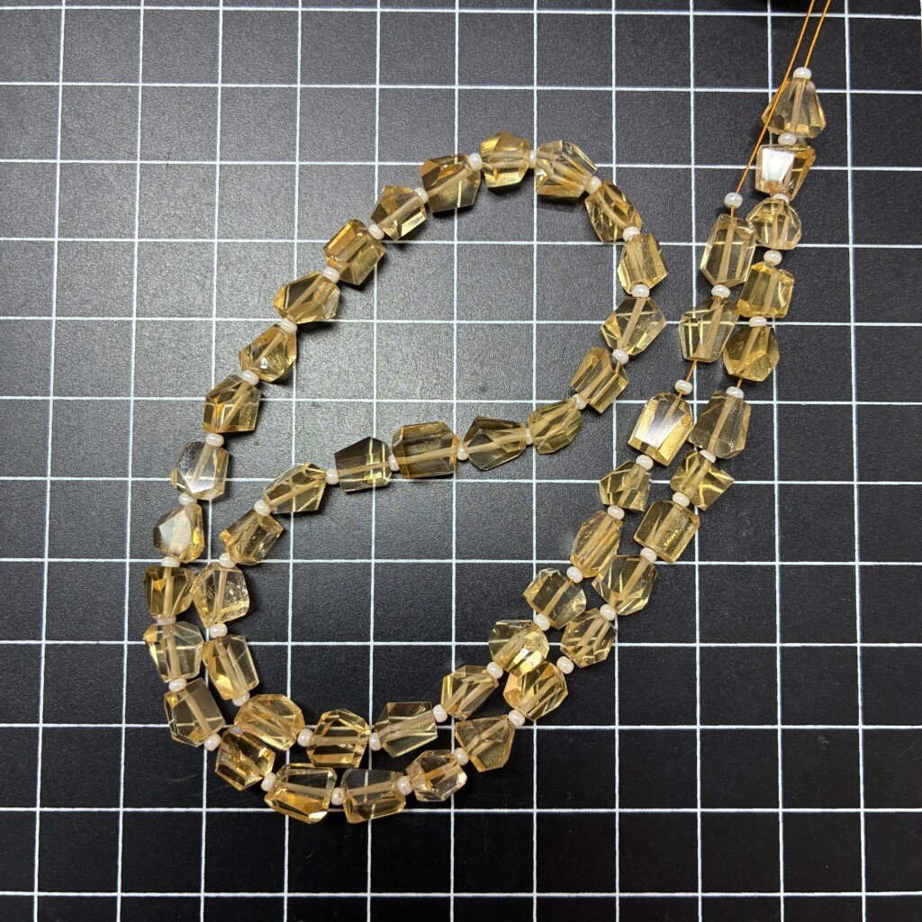 Citrine Nuggets, 40 cm, 7*6 mm