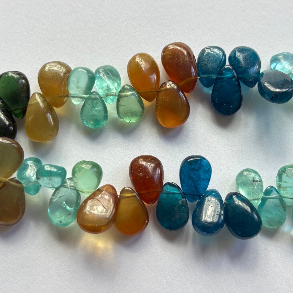 Apatite Multi pear , 22Cm, 11*8mm