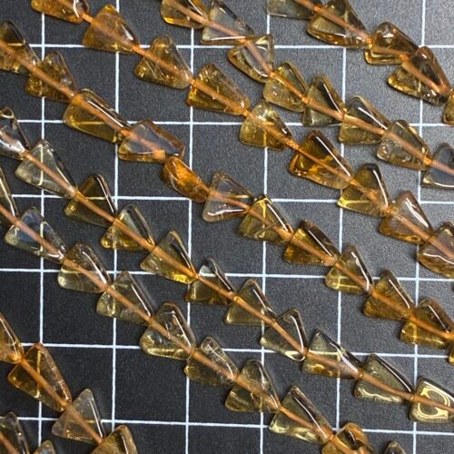 Citrine Triangle, 40Cm , 7*5*2mm