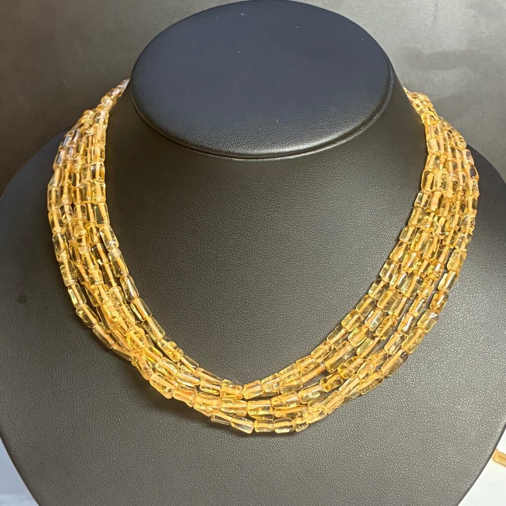 Citrine Pipe, 8*4*2mm, 38cm