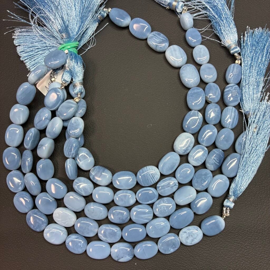 Blue Opal Oval Smooth
