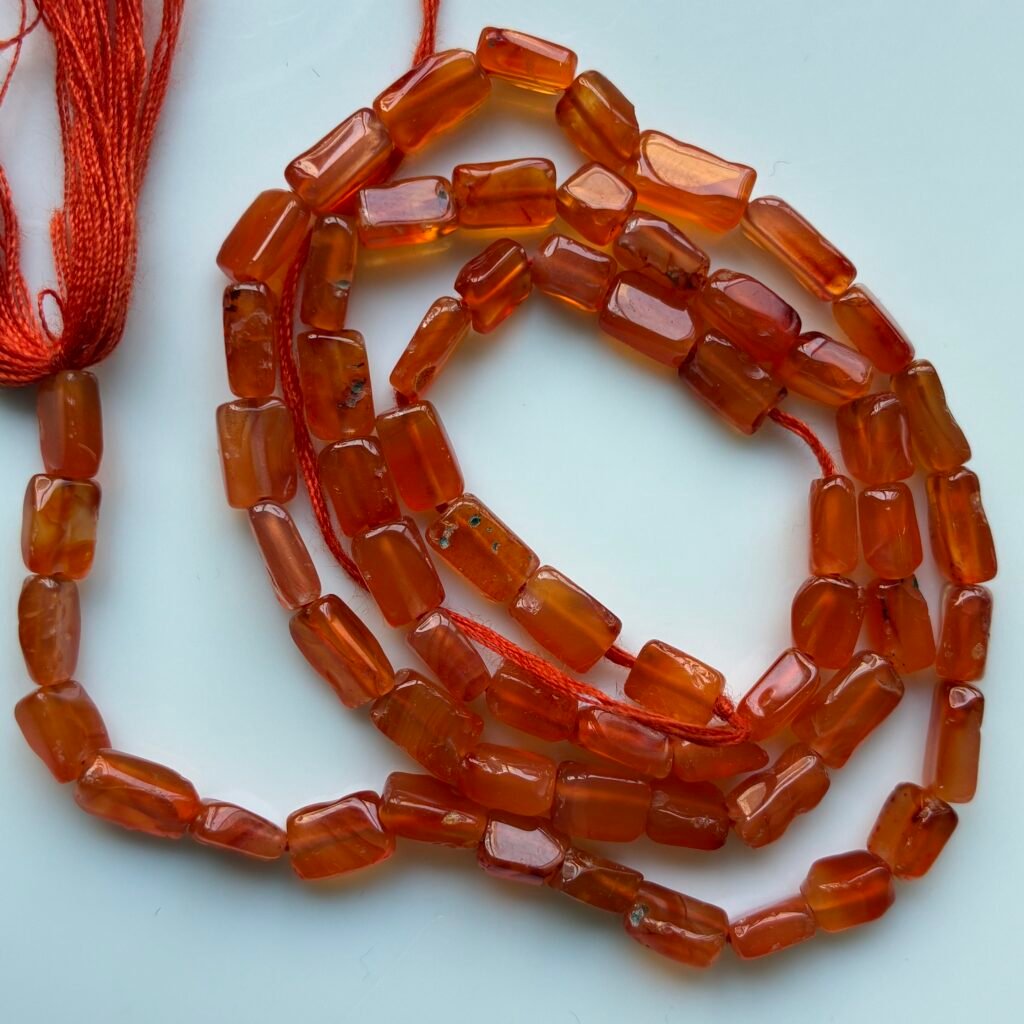 Carnelian Cuboid,40 cm, 6*4mm