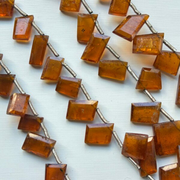 Kyanite, Orange, Fancy Slice, Shape Top Size, 11*9*2mm, 22cm