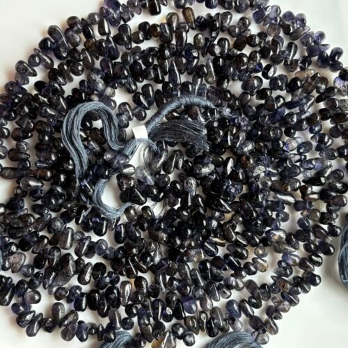 Iolite Smooth Drop, 38 cm, 9*4mm