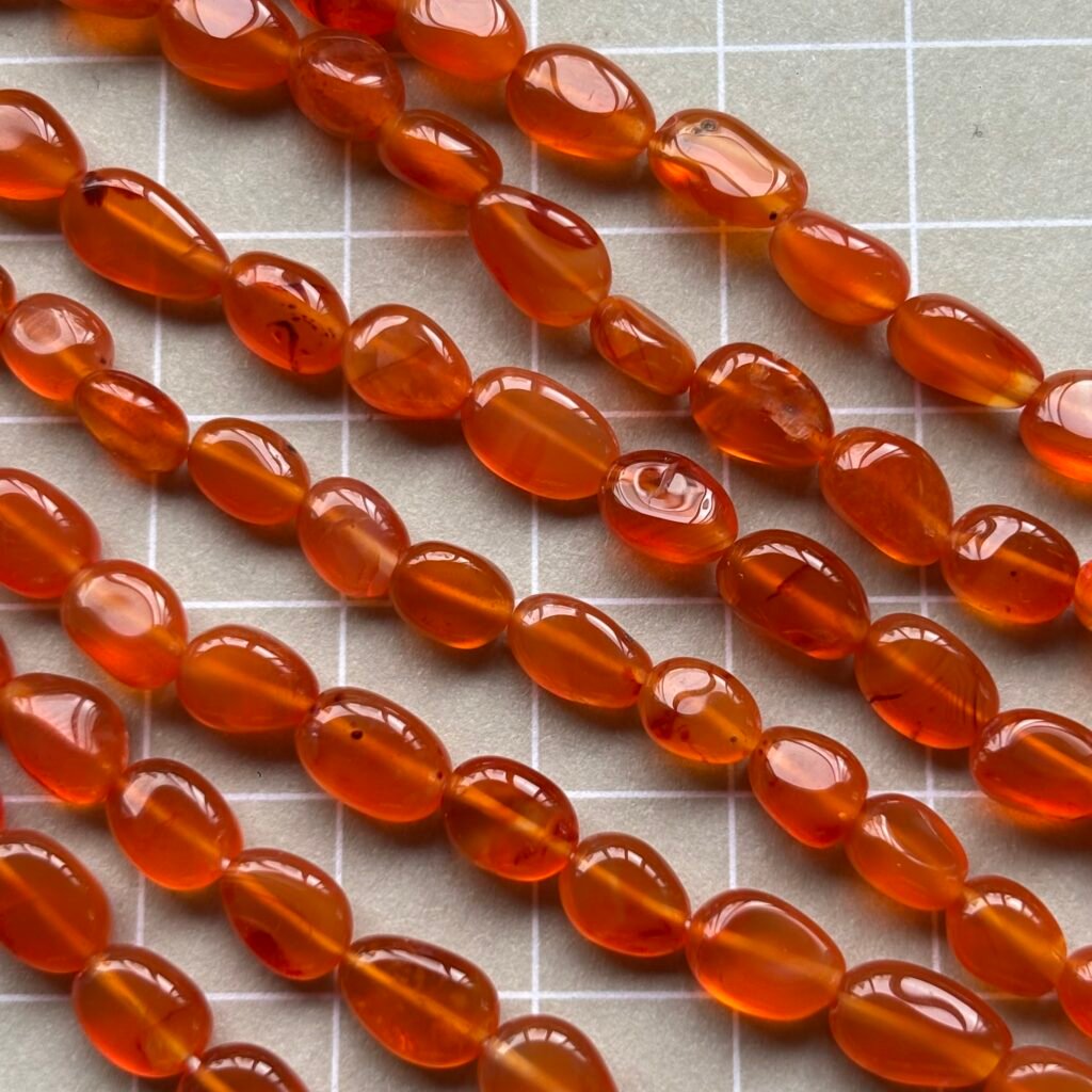 Carnelian Oval,39cm ,6.5*5.5mm