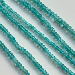 Apatite Faceted Rondelles, 4.5*2.5mm, 21cm