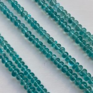 Apatite Smooth Roundlles Top Color, 3*4mm, 40cm