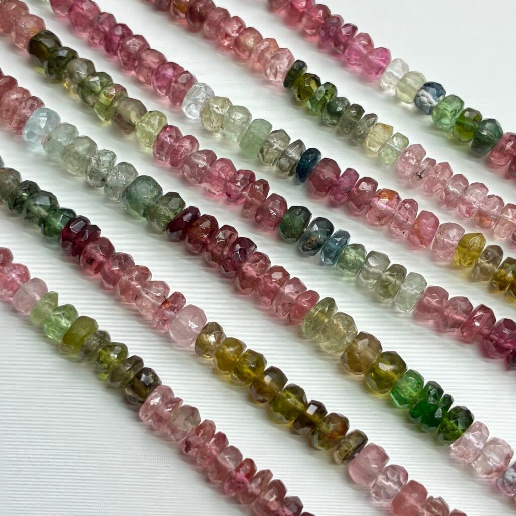 Tourmaline, Rondelle, 4 - 4.5 Mm, 32cm