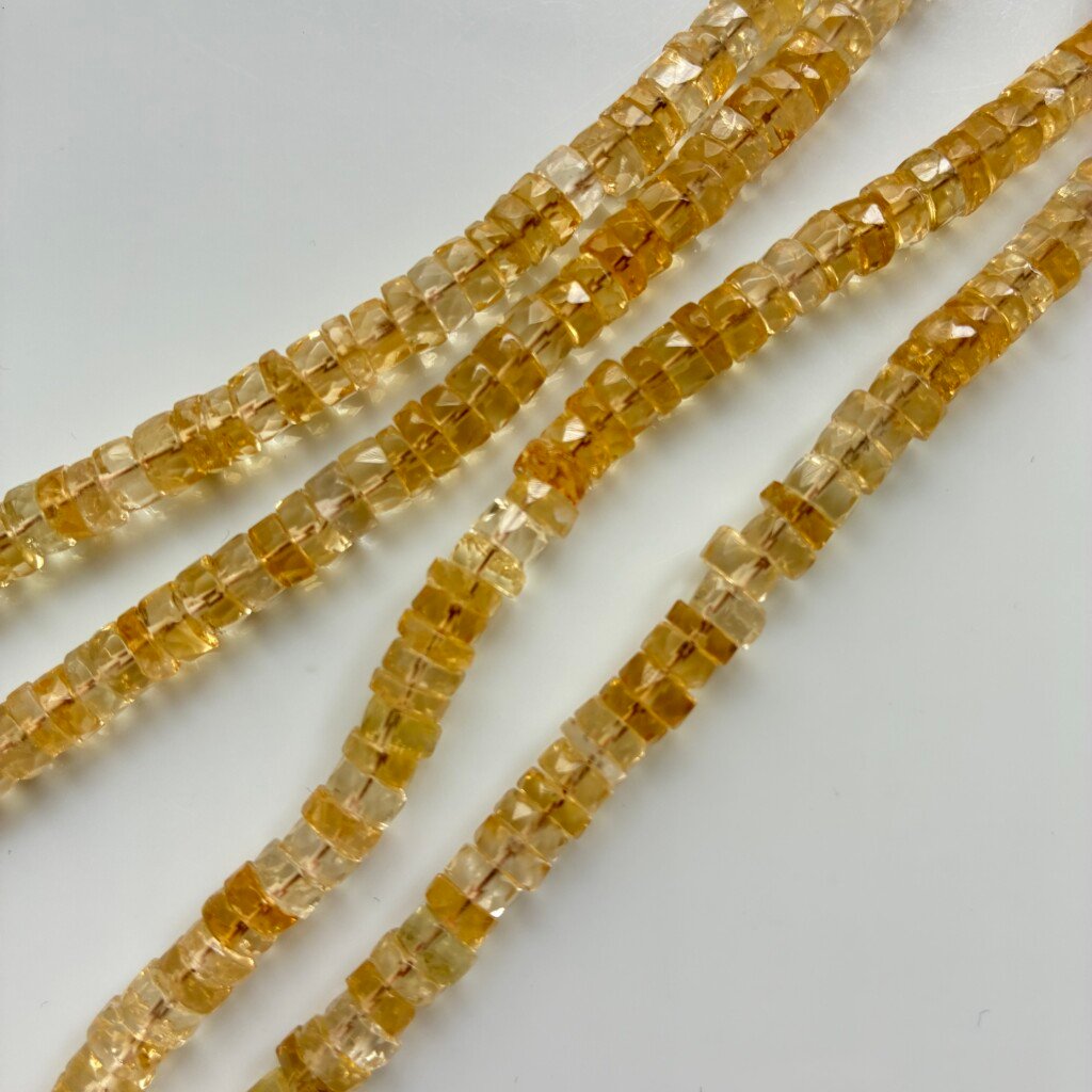 Citrine Heishi, 40Cm , 5*3mm