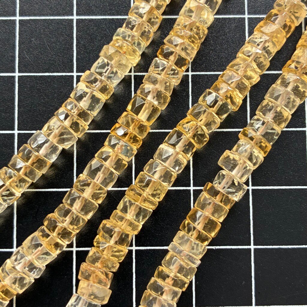 Citrine Heishi, 40Cm , 5*3mm