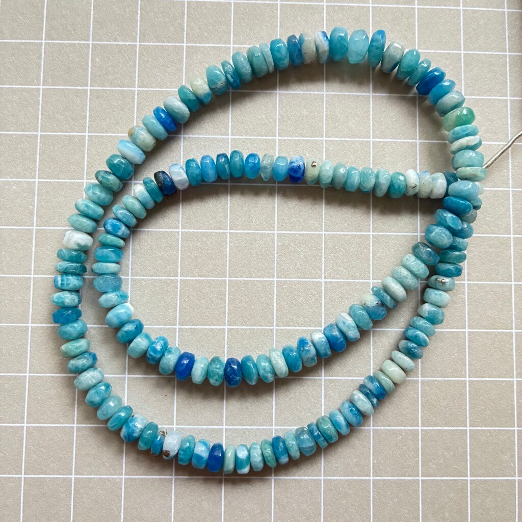 Afganite Rondel, 42cm