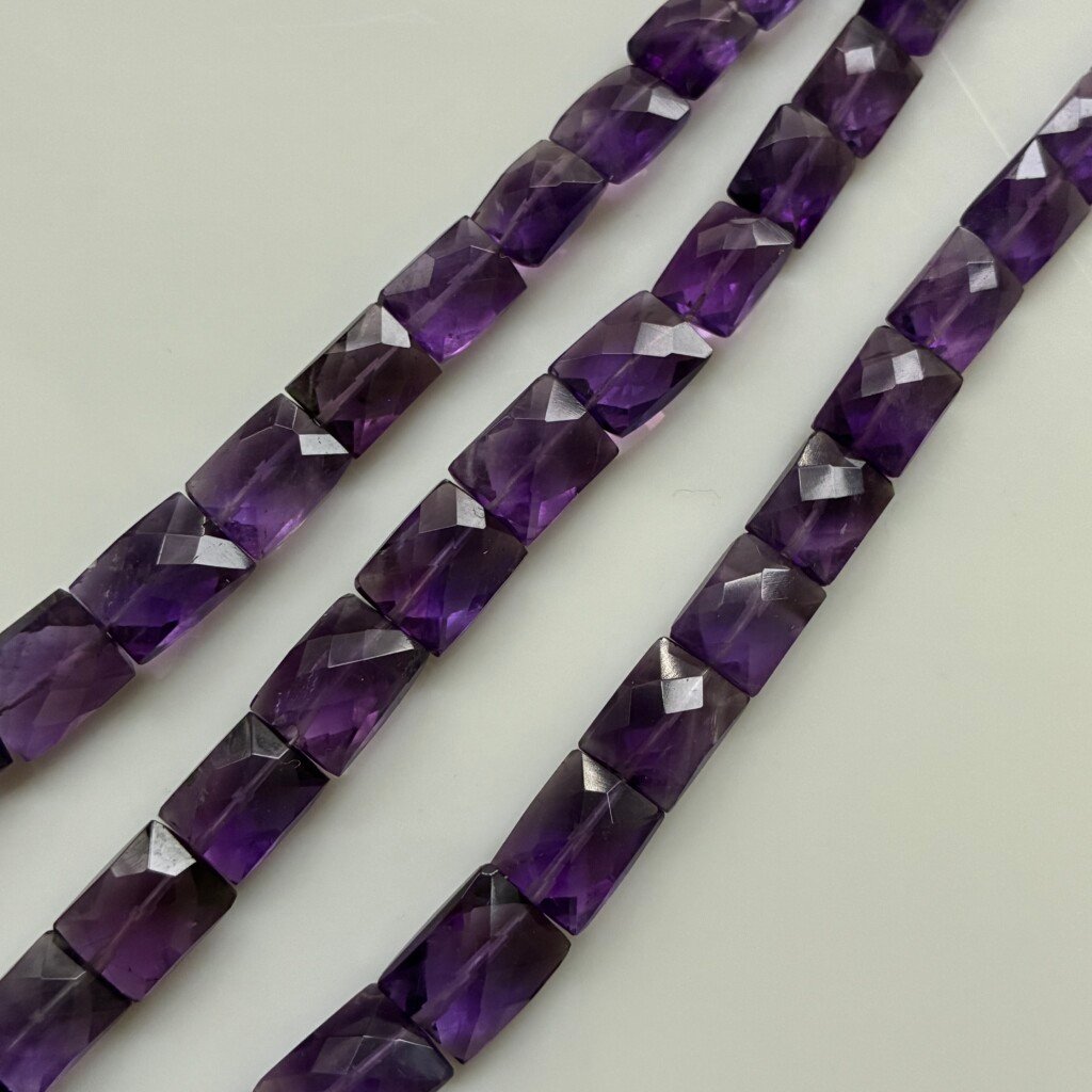 Amethyst, chicklet, 20pcs