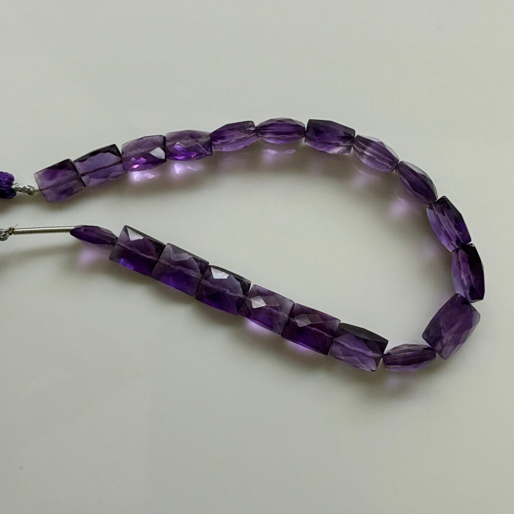 Amethyst, chicklet, 20pcs