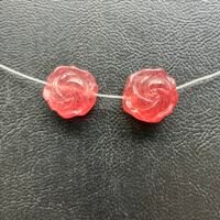 Natural Strawberry Quartz Rose Beads, 15*8mm
