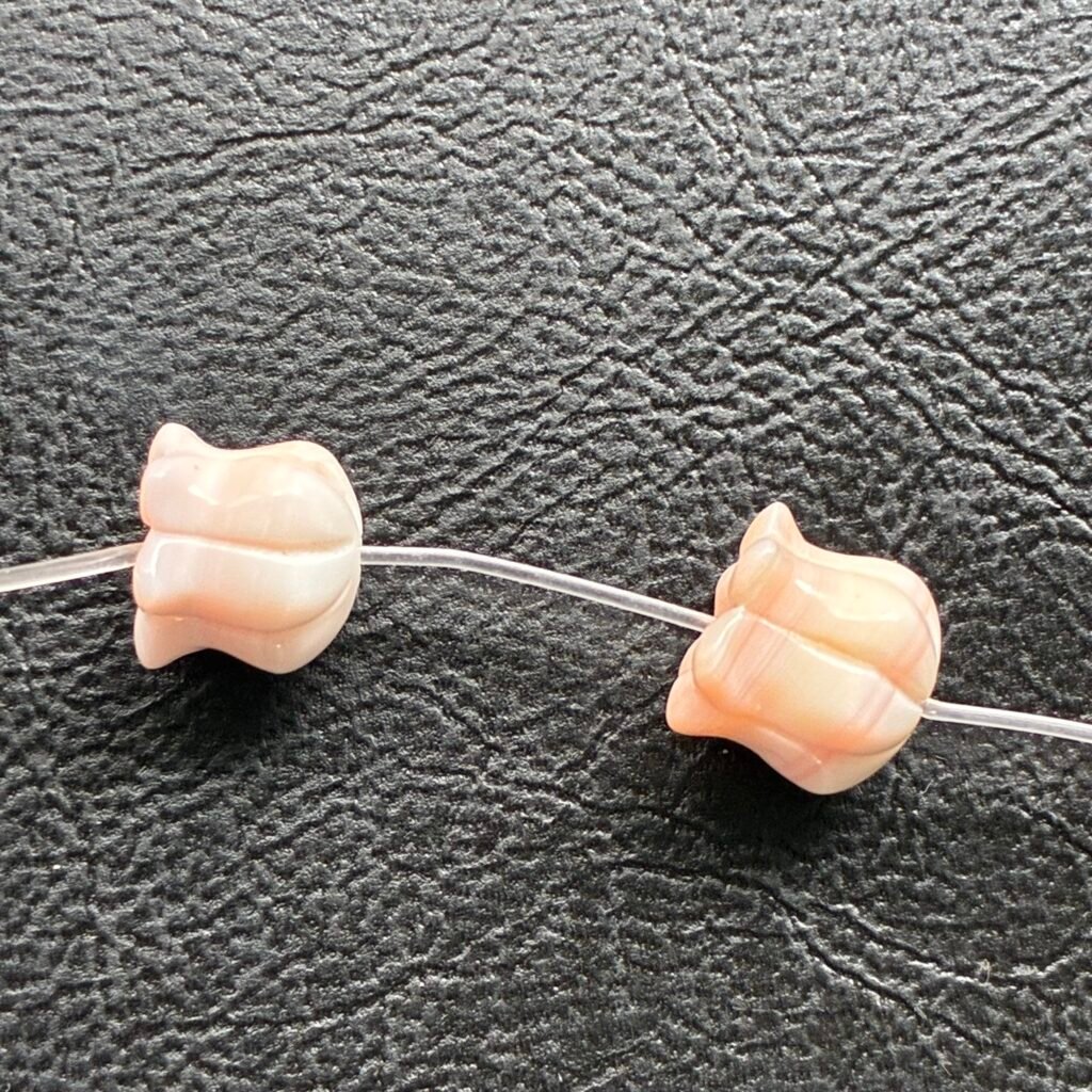 Natural Pink Shell Lily of the Valley, 14.5mm