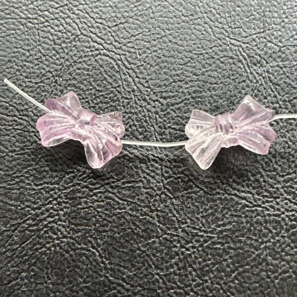 Natural Amethyst Bowknot, 16*12mm