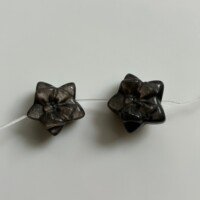 Natural Silver Obsidian Bow Star, 16*9mm