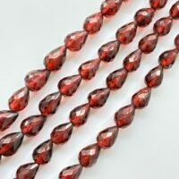 Garnet Drop, 45cm , 8*6-4*3mm