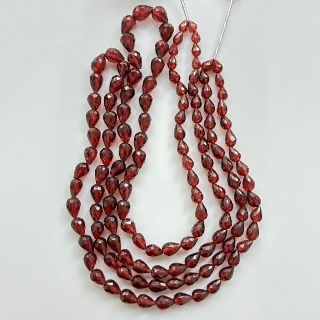 Garnet Drop, 45cm , 8*6-4*3mm