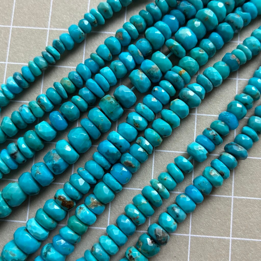 Natural Sleeping Beauty TurquoiseBeads,42cm , 8-3mm