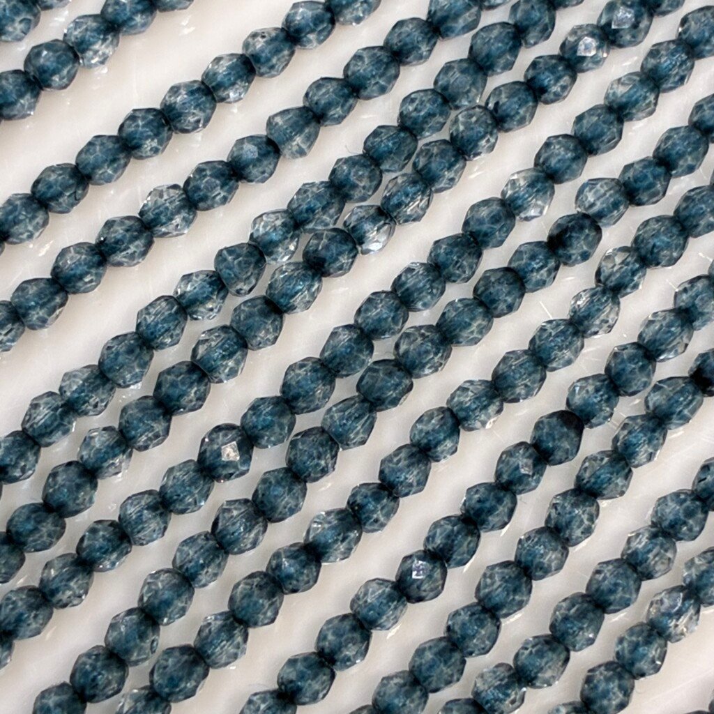Blue Topaz, Coated ,30cm, 2mm
