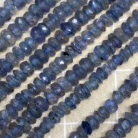 Iolite, 3 mm, 32 Cm , 3-3.5mm