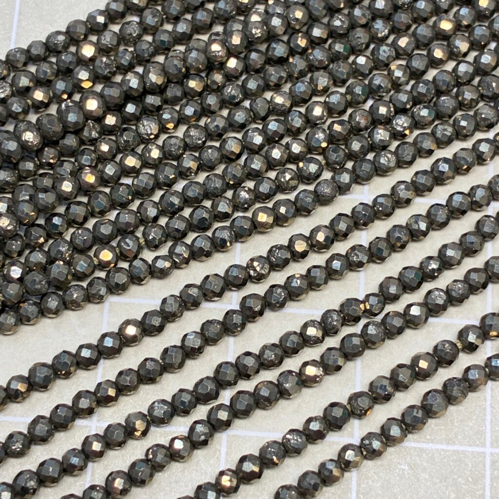 Pyrite, 2mm, 32 Cm