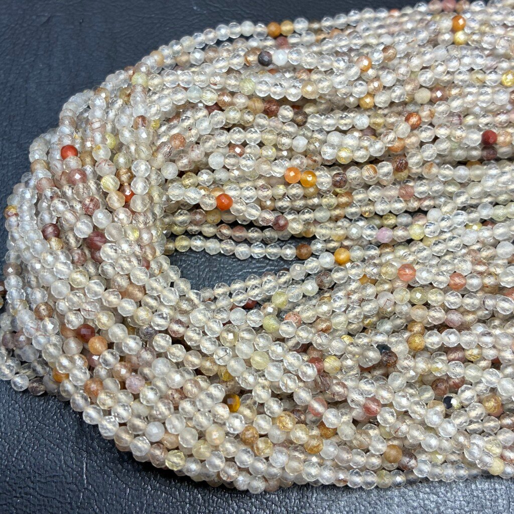 Golden Rutile, 2mm, 32 Cm